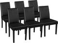 Yaheetech Dining Chairs Set of 6 Faux Leather Modern Dining Room Chairs by Yaheetech