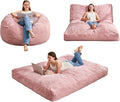 Hobestluk Bean Bag Chair Convertible Beanbag Chairs by YourHomeDeservesMore