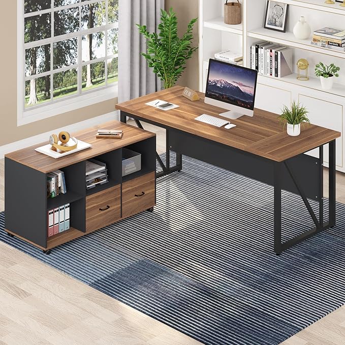 Tribesigns 63-Inch Executive Desk by Tribesigns