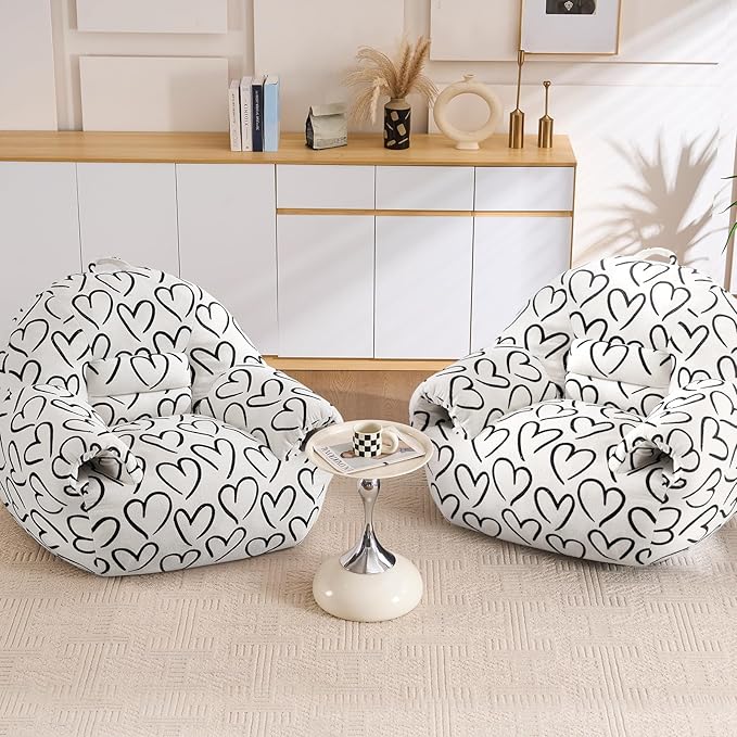 DAICO Bean Bag Chairs for Adults, Comfy Bean Bag Sofa Chair - Image 9