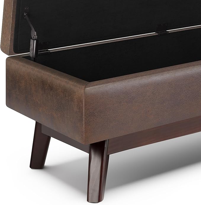 SIMPLIHOME Owen 48 inch Wide Mid Century Modern Rectangle Rectangular Storage - Image 7