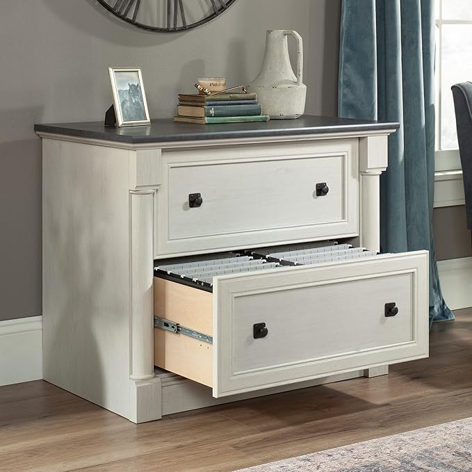 Sauder Palladia 2 Drawer File Cabinet, Lateral Filing Cabinets - Image 4
