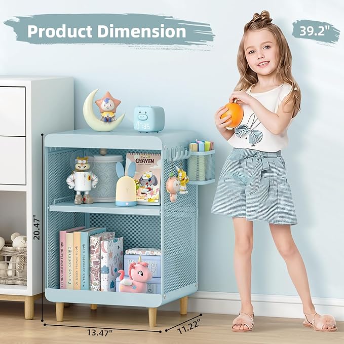 Kids Nightstand, Kids Bedside Table, Teen Girls Night Stand, Toddler Night Stand - Image 3