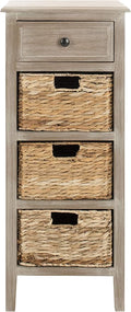 Safavieh American Homes Collection Michaela Vintage White Side Table by SAFAVIEH