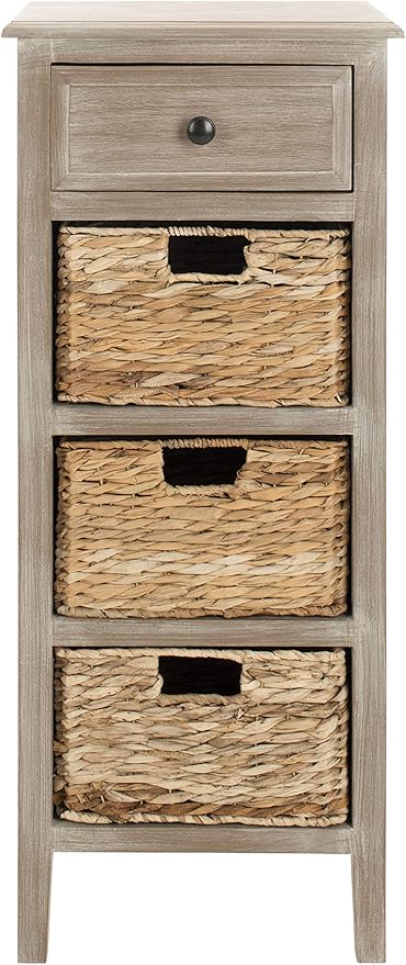 Safavieh American Homes Collection Michaela Vintage White Side Table by SAFAVIEH