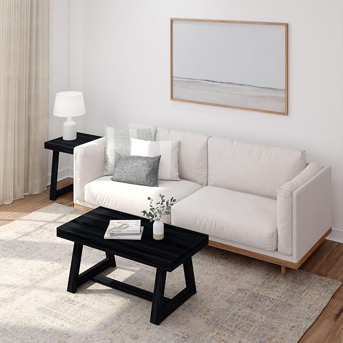 Plank+Beam Classic Square Side Table, Slim Side Table - Image 6