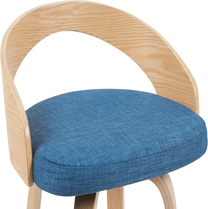 Sonia Modern Swivel Counter Height Bar Stool - Image 5