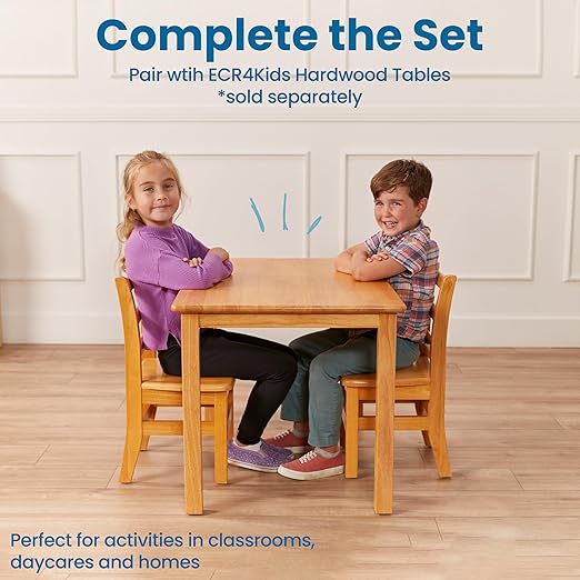 ECR4Kids Three Rung Ladderback Chair, 12in Seat Height, Classroom Seating - Image 5
