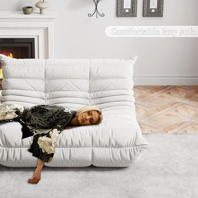 Bean Bag Chairs for Adults, BeanBag Reading Chair Memory Foam Couch, Floor - Image 6