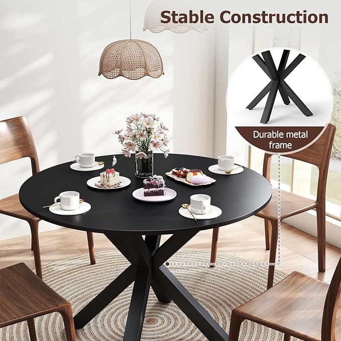 Round Dining Table, Small Round Table - Image 6