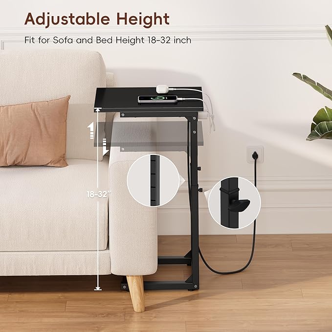 Vagusicc C Shaped End Table - Image 3