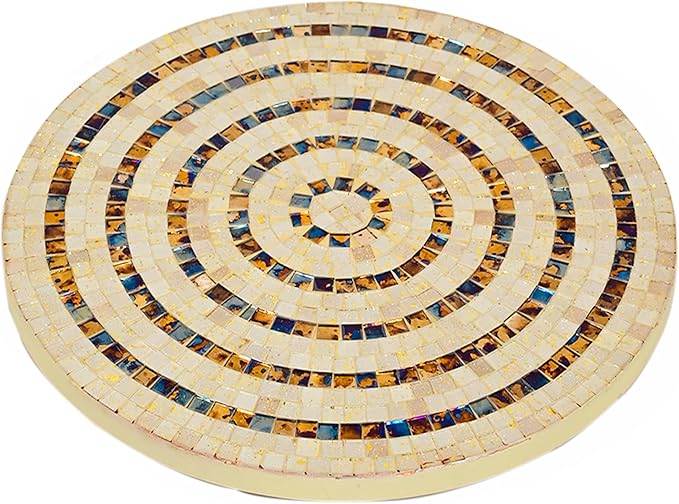 CLEENTABLE Mosaic Round End Table - Image 7