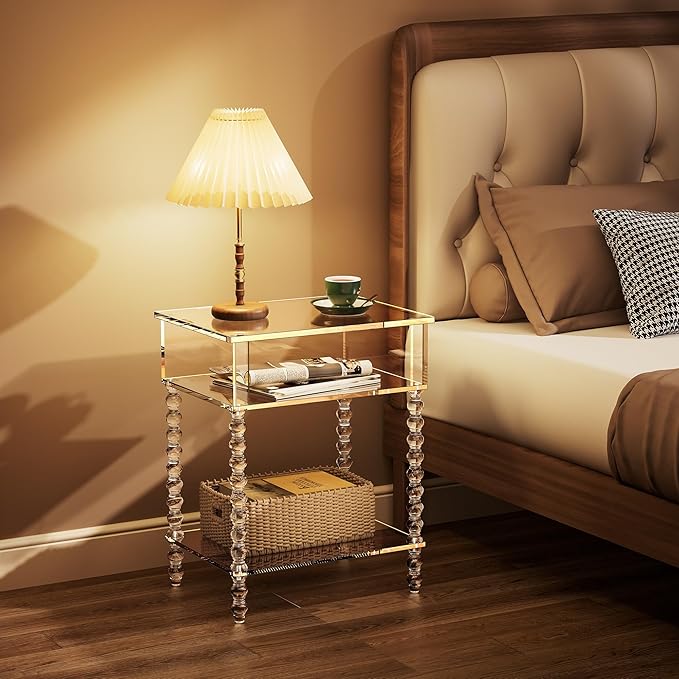 Acrylic Side Table, Nightstand for Living Room - Image 6
