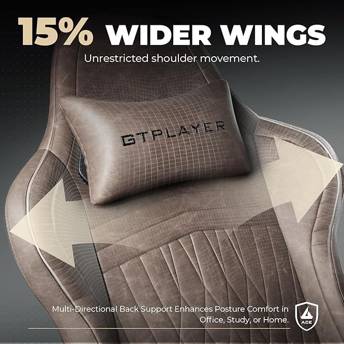 GTPLAYER ACE-PRO Music Gaming Chairs – Built-in Speakers, App Support & - Image 7