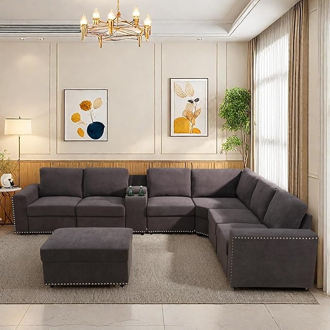 Sectional Couches for Living Room, Modular Sectional Sofa - Image 3