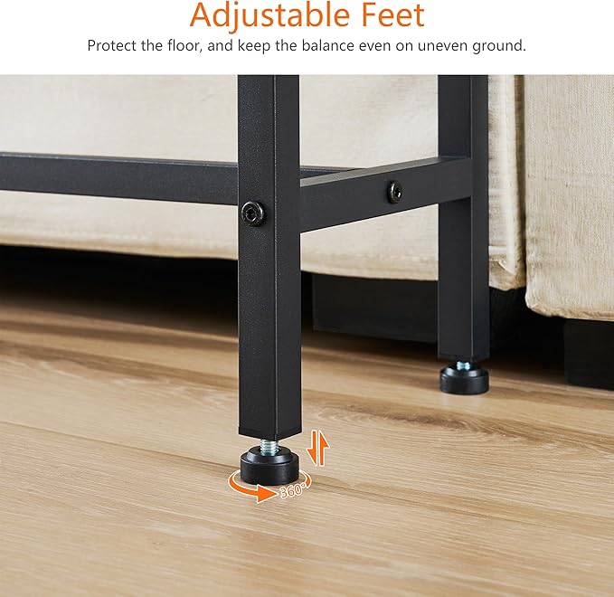 Console Table, 70” Narrow Sofa Table, Entryway Table, Industrial Sofa Table - Image 7