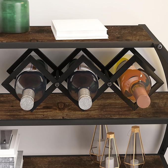 Demilune Console Table Industrial Entryway Table - Image 8
