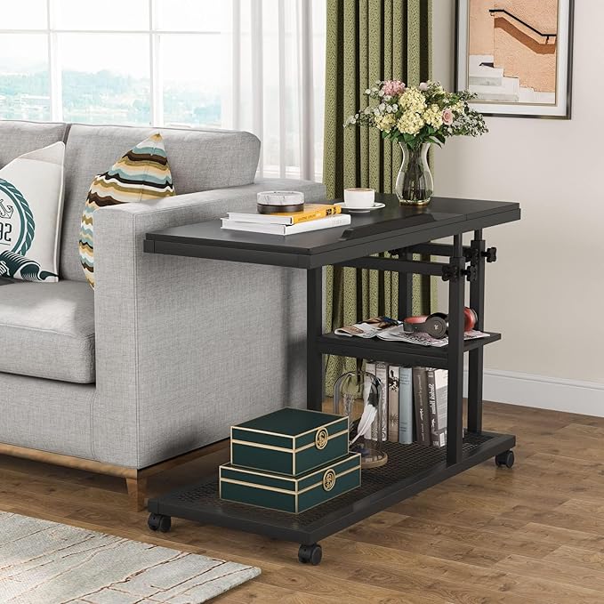 Tribesigns Height Adjustable C Table - Image 6