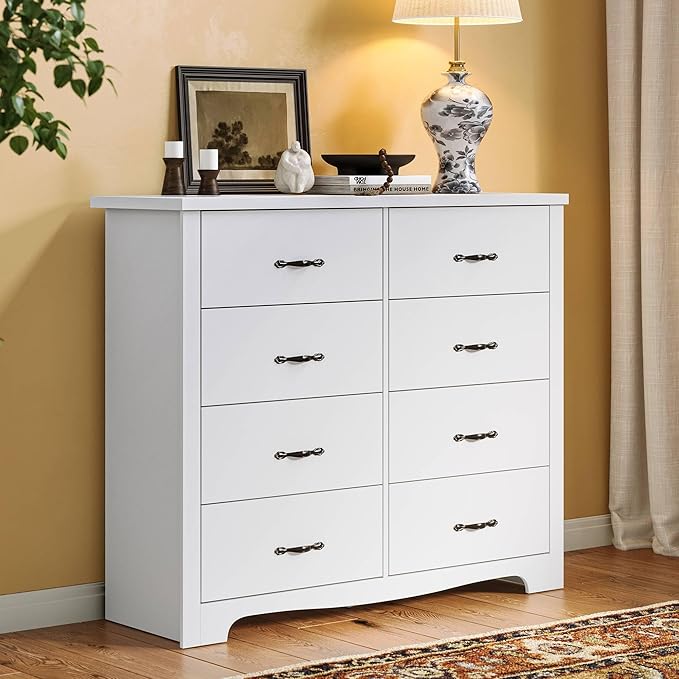 LINSY HOME 8 Drawers Dresser for Bedroom, Living Room by LINSYHOME