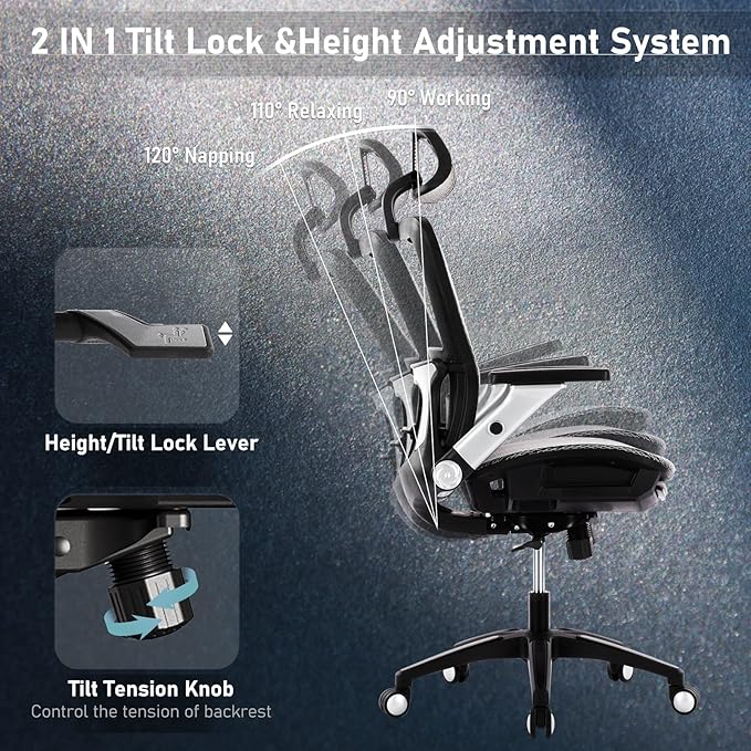 COLAMY Ergonomic Mesh Office Chair - Image 6