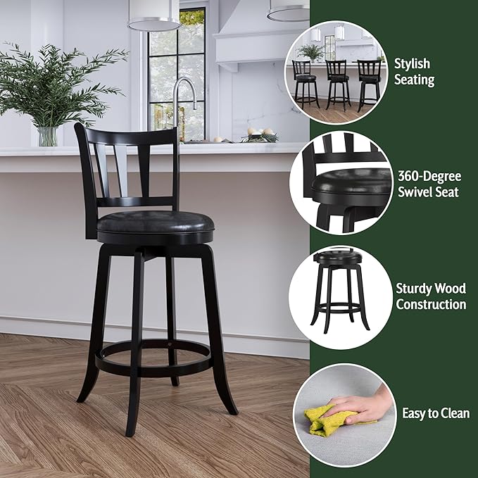 Hillsdale Presque Isle Swivel Stool, Counter Height - Image 4