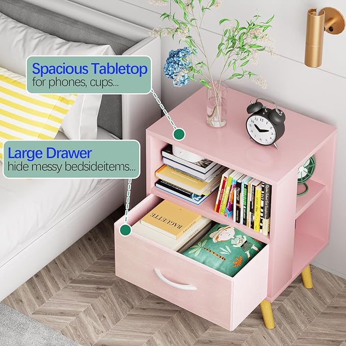 Night Stand, Nursery Side Table - Image 6