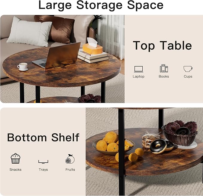 Coffee Table, 2 Tier Coffee Tables - Image 5