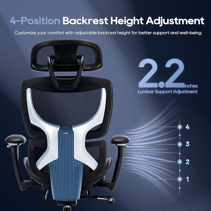 COLAMY Ergonomic Mesh Office Chair - Image 5