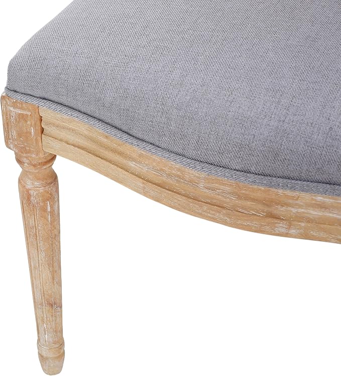 Christopher Knight Home Phinnaeus Fabric Dining Chairs, 2-Pcs Set, Light Grey - Image 12