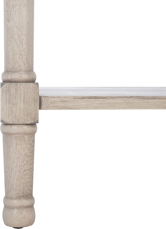 Safavieh Home Collection Tate Greige 2-Drawer Bottom Shelf Console Table - Image 13