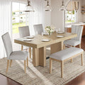 Ball & Cast 6 Piece Farmhouse Dining Table Set by BallCast