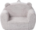 Kids Snuggly-Soft Sherpa Chair, Teddy Bear Cuddly Toddler Foam Chair by MOMCAYWEX