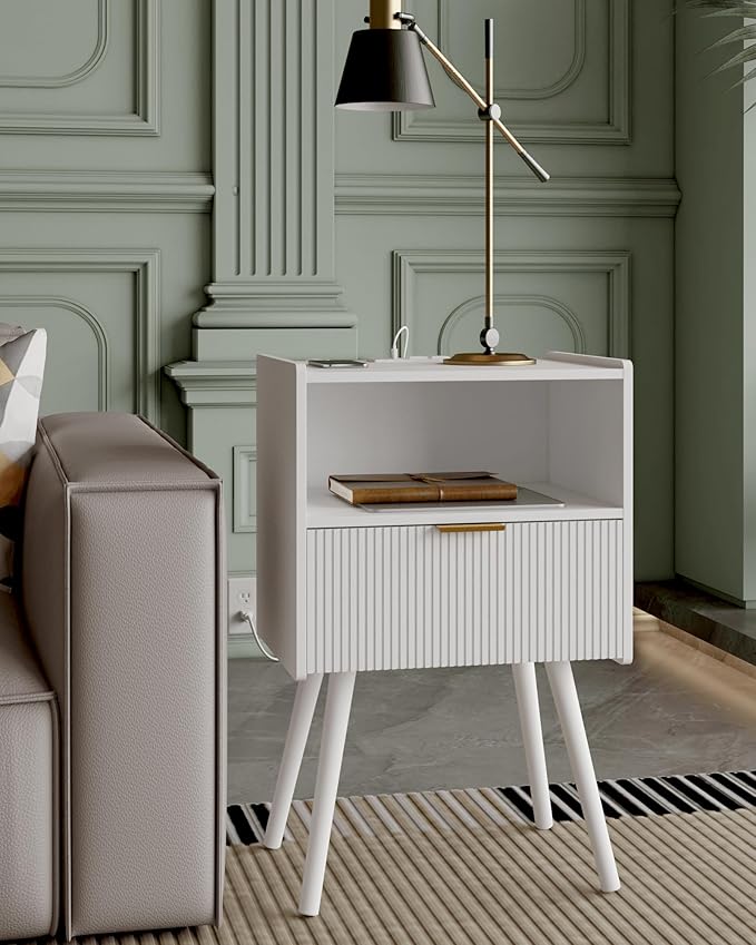 Nightstand, Modern Bedside Table - Image 5