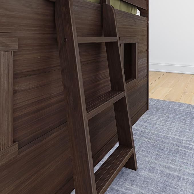 Max & Lily Modern Farmhouse Twin Low Loft Bed - Image 7
