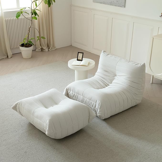 Luxury Ottomans, Modern Square Foot Rest - Image 7
