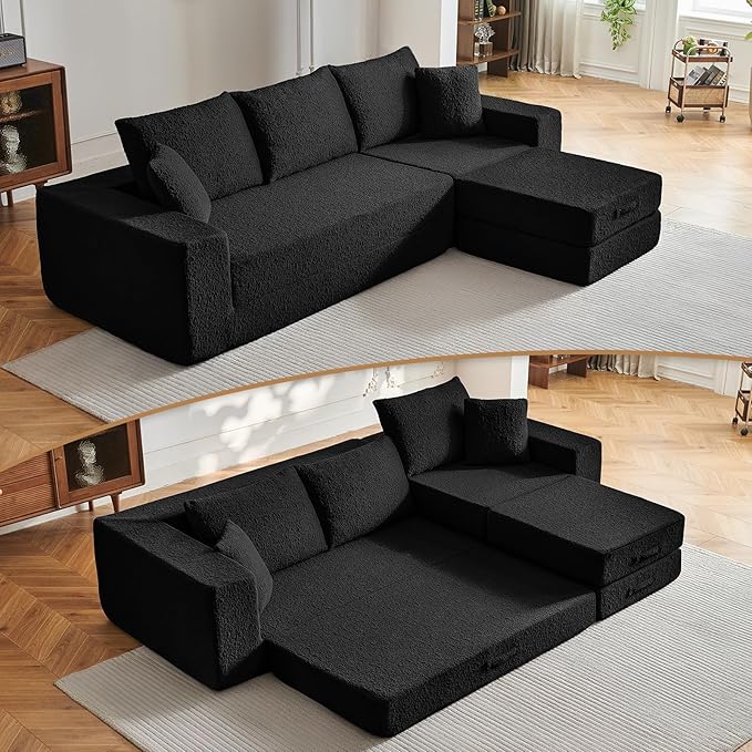 108" Modular Sectional Cloud Sofa by CozyMine