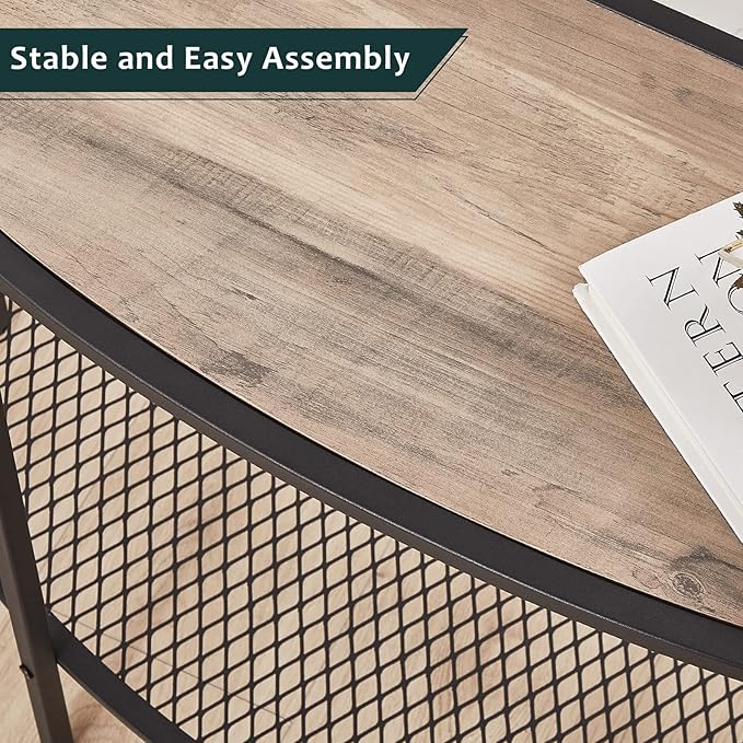 SAYGOER Console Table 2 Tier Narrow Entryway Table - Image 8