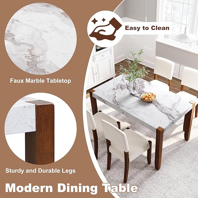 Ball & Cast 5 Piece Dining Table Set - Image 4
