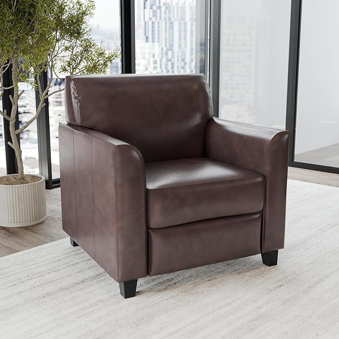 Flash Furniture Hercules Diplomat Series LeatherSoft Upholstered Side Reception - Image 2