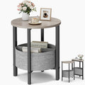 Vagusicc Small Round Side Table End Table by Vagusicc