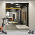 Home Gym Mirror for Wall, Mirror Full Length, Glass Frameless Body Large Mirror by TRAHOME