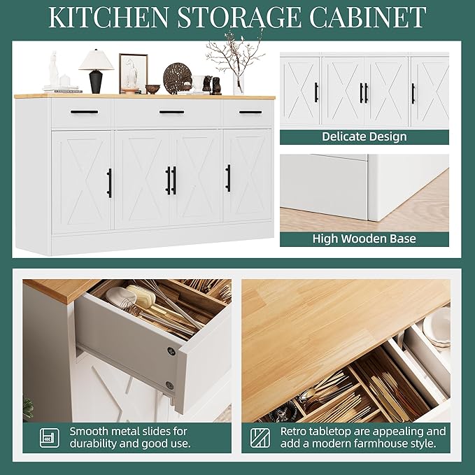 Shintenchi Sideboard Buffet Cabinet - Image 5