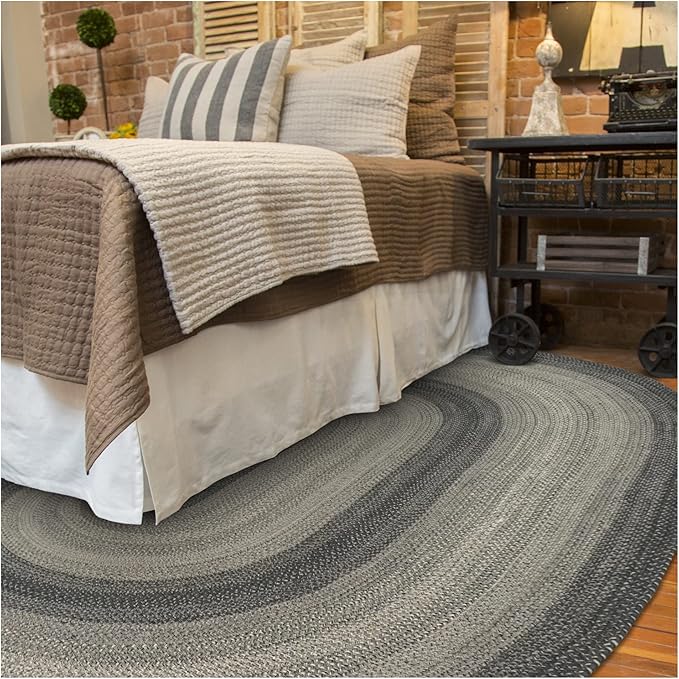 Homespice Flint Hill Oval Braided Rugs 5x8' - Image 9