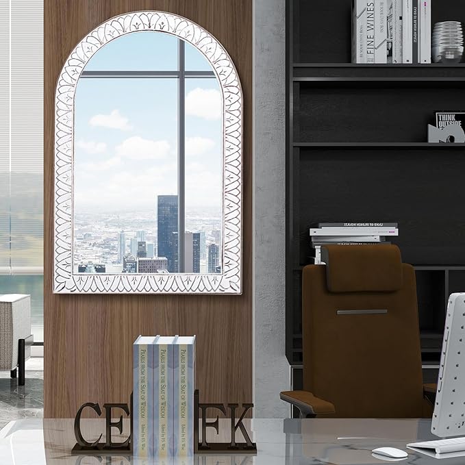 36x24 Inch Arched Wall Mirror - Image 6