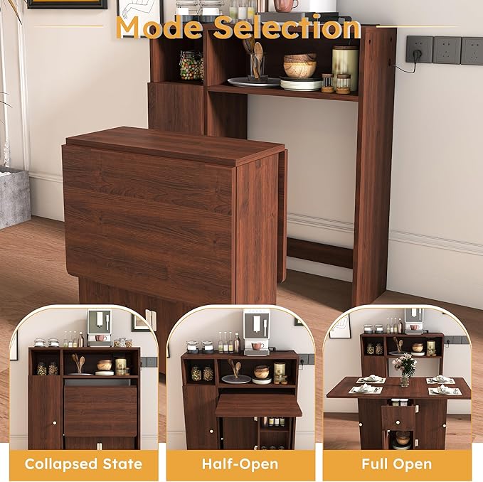 Ball & Cast Multifunctional Folding Dining Table - Image 6