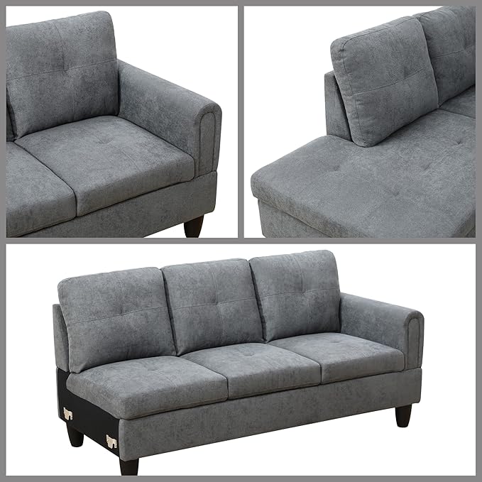 L Shaped Couch Sectional Couches - Image 6