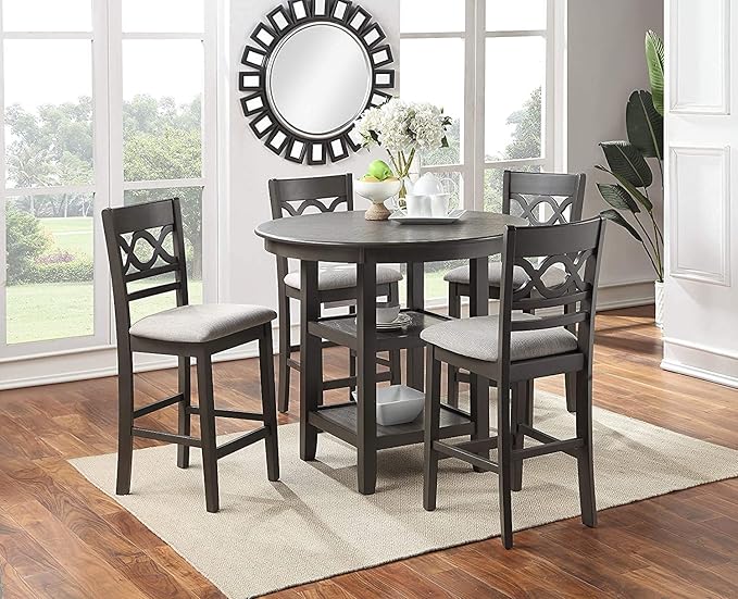 New Classic Furniture Cori 5-Piece Round Dining Set - Image 2