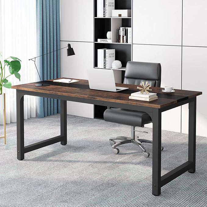 Tribesigns 70.8”Executive Desk, Large Office Computer Desk by Tribesigns