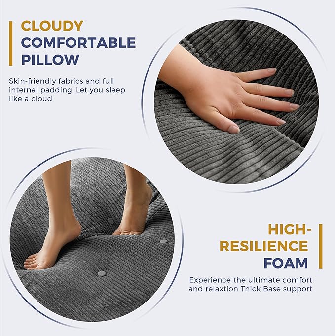 MAXYOYO Convertible Sofa Bed, Fold Out Single Sleeper Sofa - Image 8