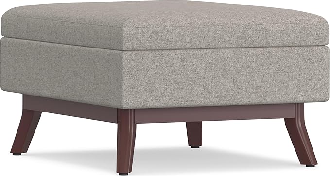 SIMPLIHOME Owen 34 inch Wide Mid Century Modern Rectangle Coffee Table Storage - Image 7